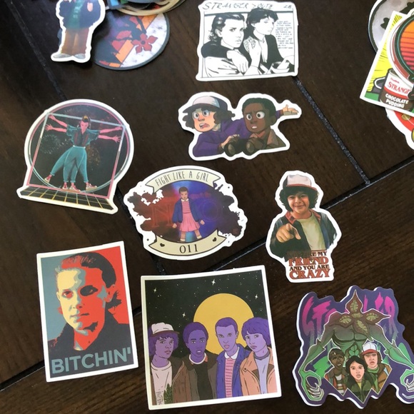 STRANGER THINGS NWT stickers set of 50 - Picture 3 of 8
